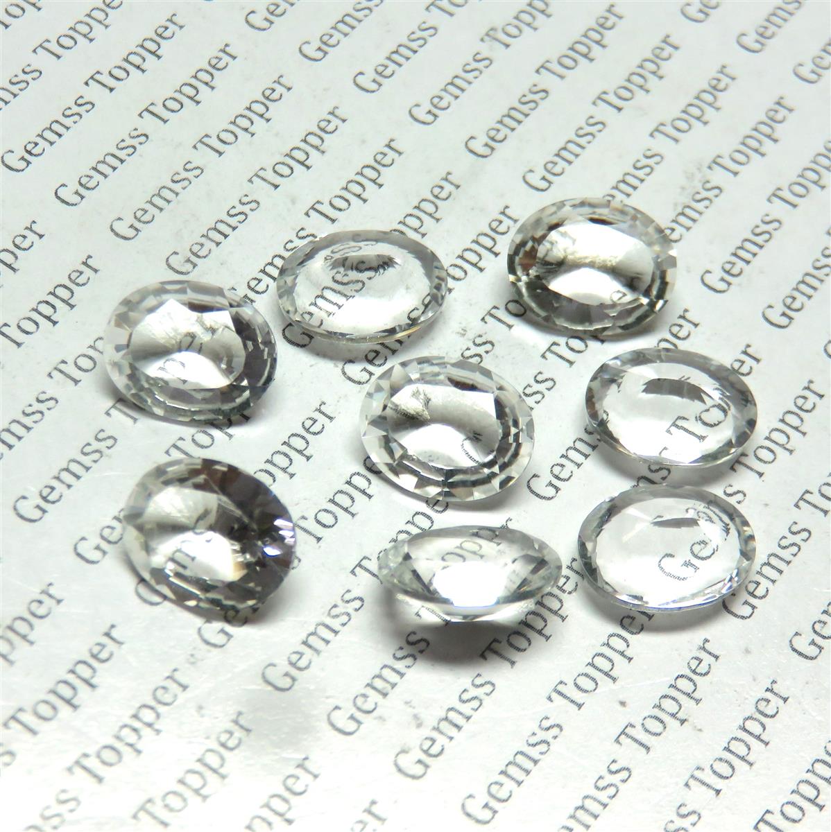 Herkimer Diamond 8x10 mm Oval Faceted